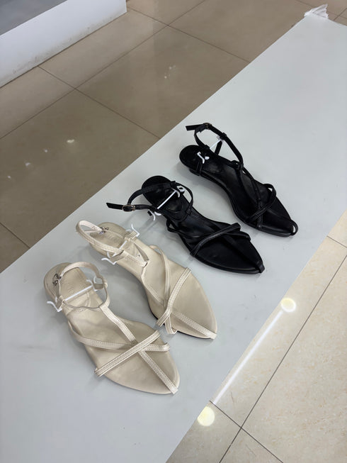Ankle Buckle Straps Open Toe
